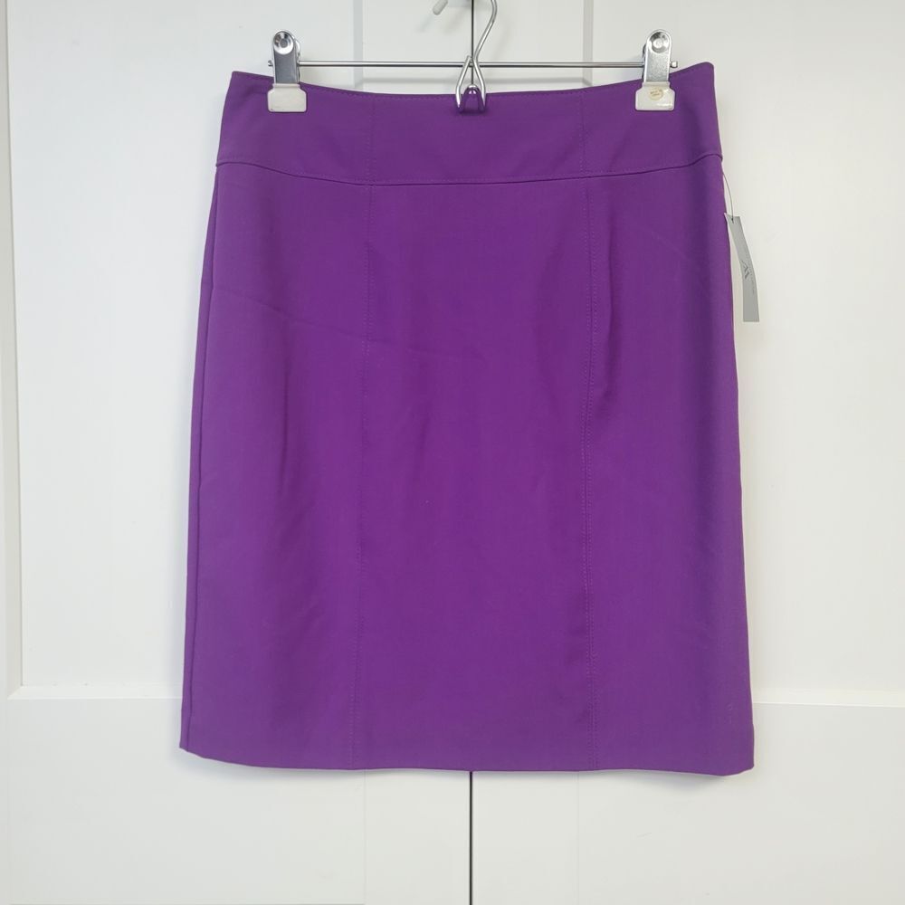 Worthington Vibrant Purple Pencil Skirt